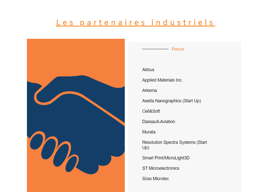 Partenaires Industriels